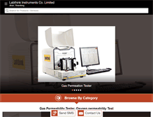 Tablet Screenshot of labthinktestinstruments.com